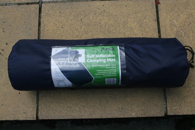 Image 2 of New self inflating single camping mattress with bag