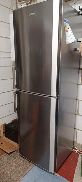Preview of the first image of Beko FF6091X Stainless Steel Fridge Freezer.