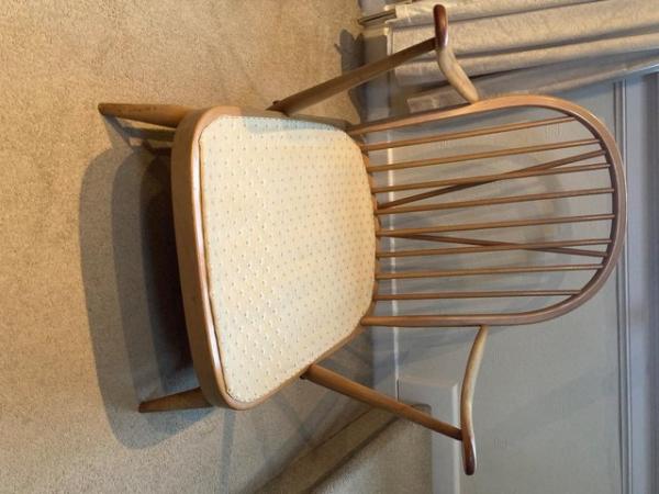 Image 3 of Ercol Vintage Armchair and Foot Stool