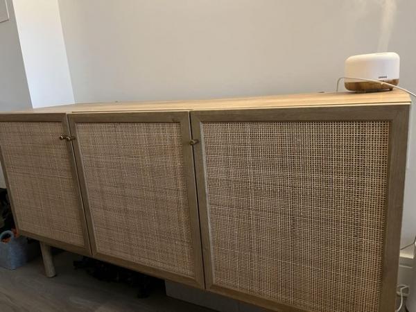 Image 1 of Rattan sideboard in excellent condition