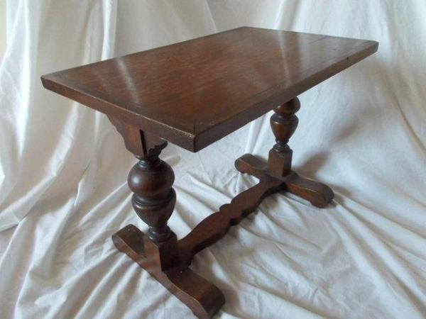 Image 2 of Vintage Miniature Apprentice Piece,Solid Oak Refectory Table