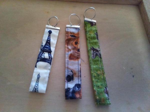 Image 2 of 50 Sets Key Fob Holders With Rings