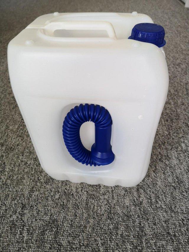 Preview of the first image of 10 litre plastic container with spout..