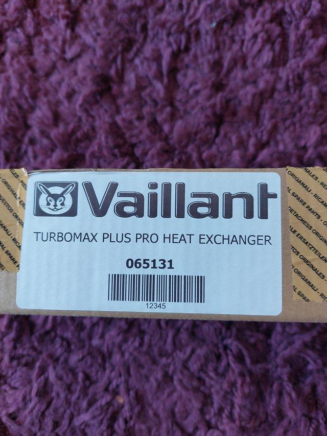 Preview of the first image of Vallant heat exchanger and Diverter valve.