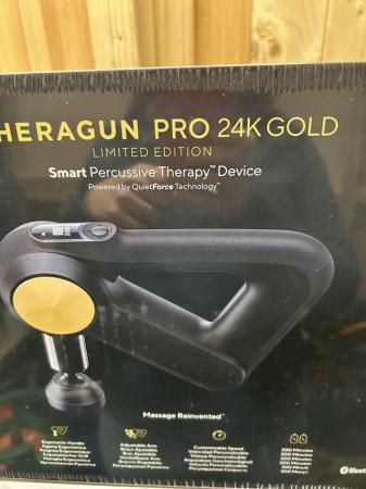 Image 2 of Theragun pro gold 24k limited edition