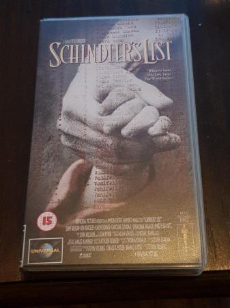 Image 1 of Schindler's List VHS Tape Excellent Condition
