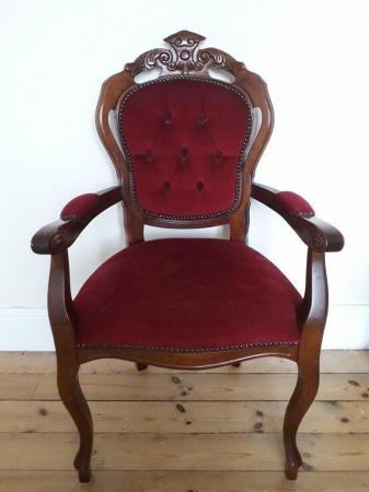 Image 5 of 2 x FRENCH ROCOCO STYLE CARVER CHAIRS