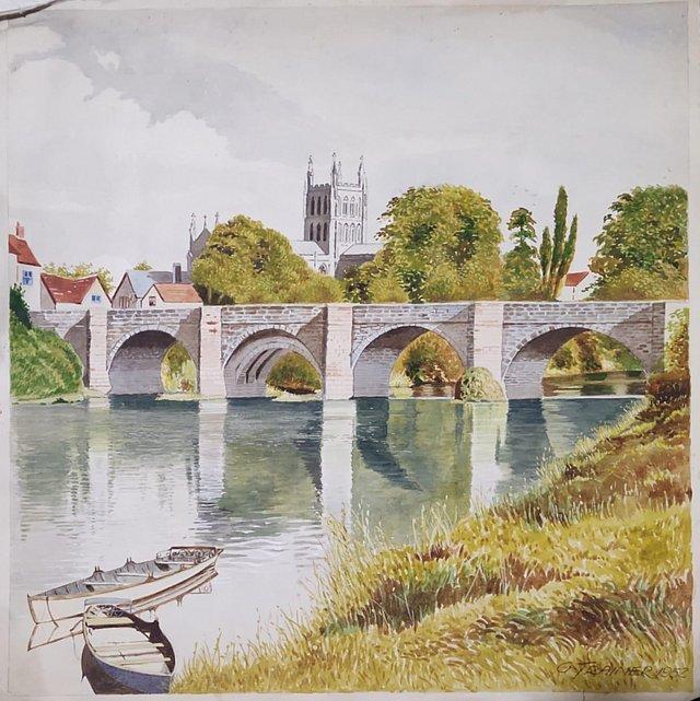 Preview of the first image of A Vintage Original Watercolour.