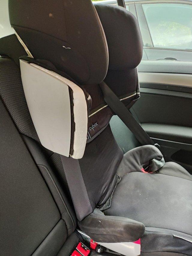 Preview of the first image of Cybex Solution X-Fix Child's Car Seat, Group 2/3, Black RRP.