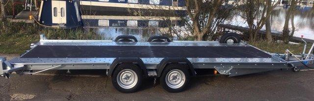 Preview of the first image of Superb Woodford Car Trailer WBT-141.