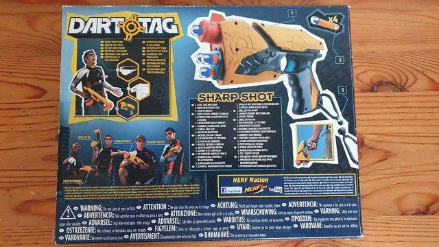 Image 2 of NERF gun: Dart Tag Sharp Shot, perfect condition with box