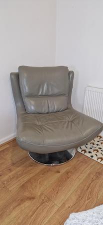 Image 1 of Olive green 4 seater and armchair