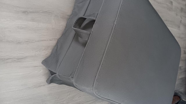 Image 2 of Footstool, Ikea light grey EKTORP