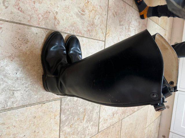 Preview of the first image of Regent leather riding boots , excellent condition , size 5.