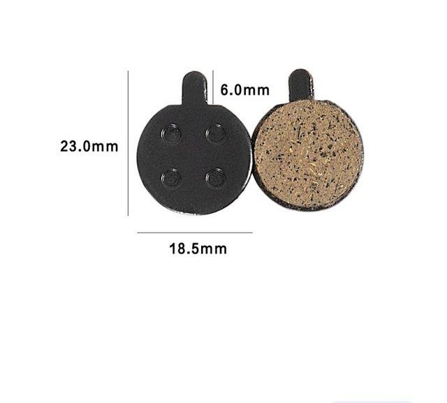 Preview of the first image of E scooters mtb bik 4 brake disc brake pads durable resin.