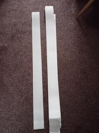 Image 2 of 15 x 136.5 cm drop vertical blinds slats in cream