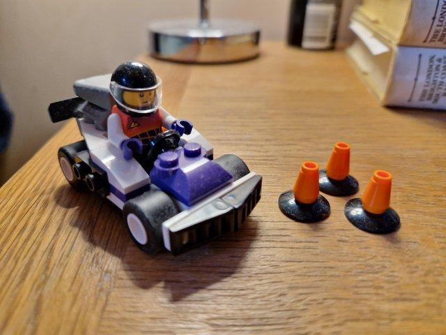 Preview of the first image of Lego set 30589 - Go Kart and Cones.