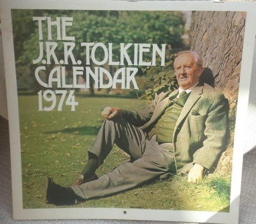 Image 1 of J.R.R. Tolkien calendar for 1974