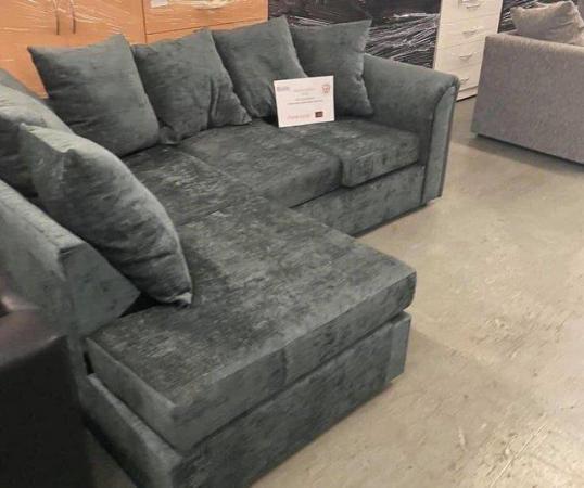 Image 1 of Byron corner sofa in grey Carlton
