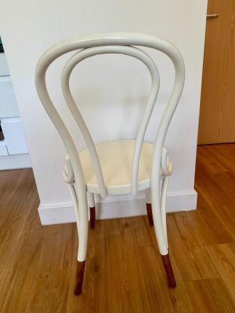 Image 2 of White bentwood dining chairs - 5 in total