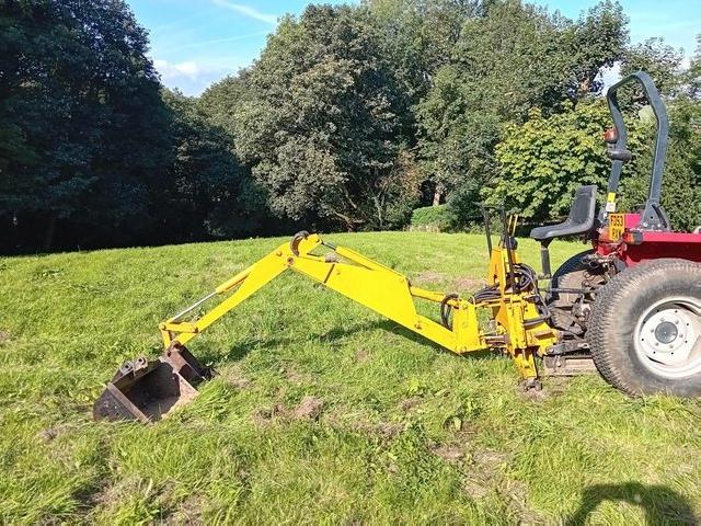 Preview of the first image of Back Hoe for Tractor - good condition.