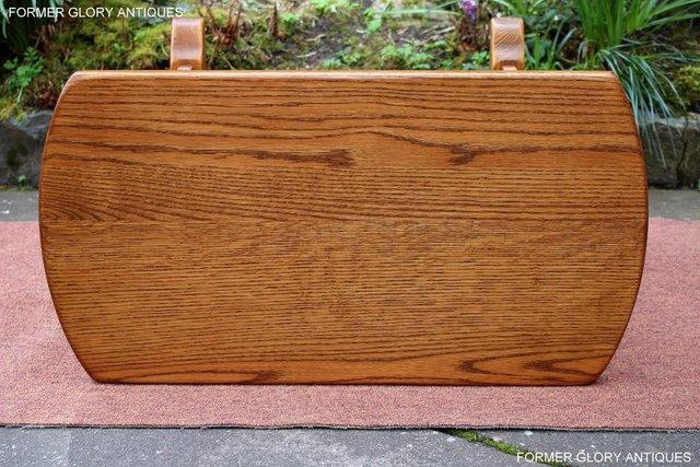 Image 64 of AN OLD CHARM VINTAGE OAK MAGAZINE RACK COFFEE LAMP TABLE