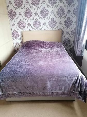 Image 1 of Plum/Purple Bed Throw by Julian Charles