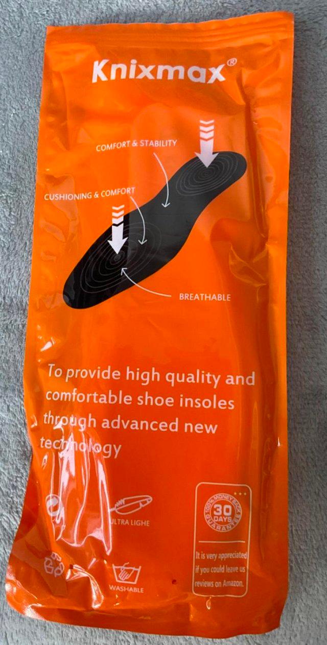 Preview of the first image of Knixmax Insoles soft size eu 40.