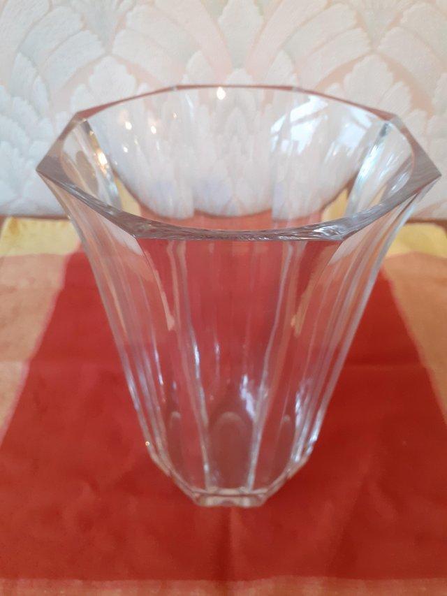 Preview of the first image of Melody 24% Lead Crystal Vase from Bohemia.