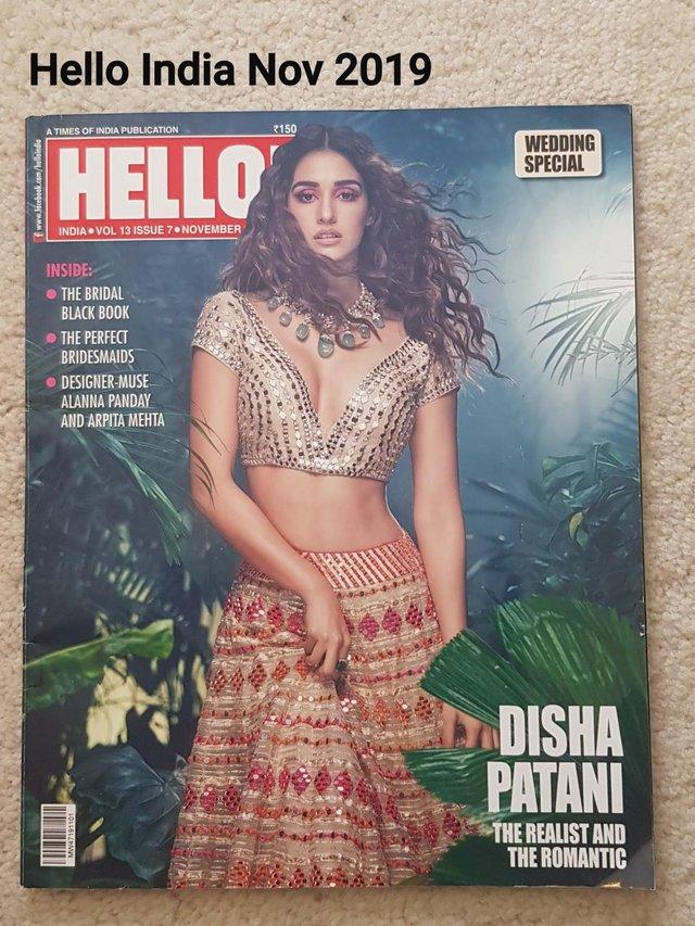 Preview of the first image of Hello! India Nov 2019 - Disha Patani.