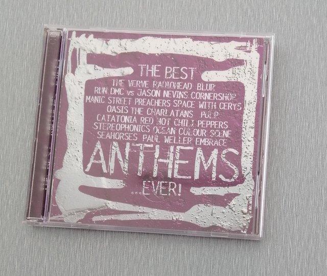 Preview of the first image of 2 Disc CD. "The Best Anthems Ever". 1998 Release if 90's Mus.