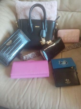Image 2 of Clothes coats bag purses and more) joblot)