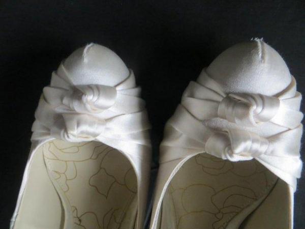Image 1 of Silk fabric wedding/bridesmaid/going out shoe
