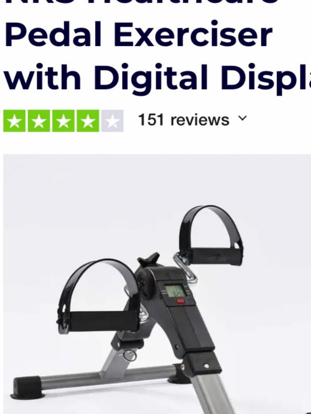 Preview of the first image of Exercise pedals with Digital counter excellent condition.