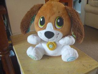 Preview of the first image of Bailey talkinginteractive plush 14" dog.
