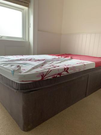 Image 1 of Small double divan bed and mattress
