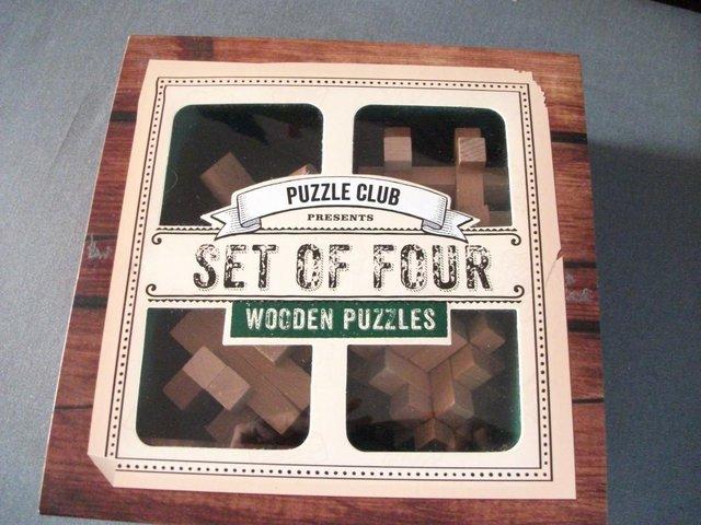 Preview of the first image of ****Set of 4 Wooden Puzzles****.