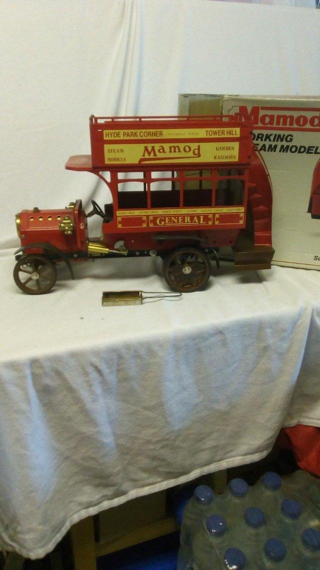 Preview of the first image of Mamod Working Steam model Bus Very rare.