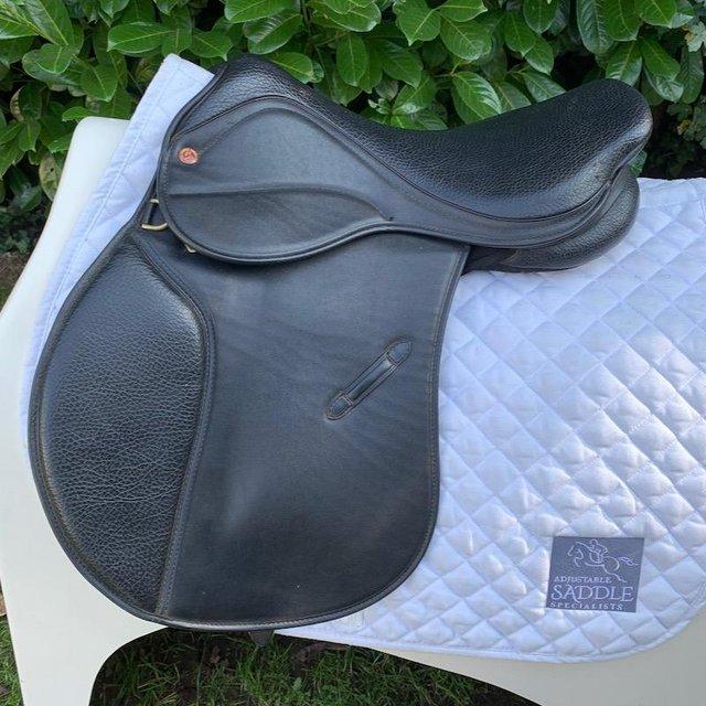 Preview of the first image of Saddle Company 16.5 inch Close Contact GP saddle.