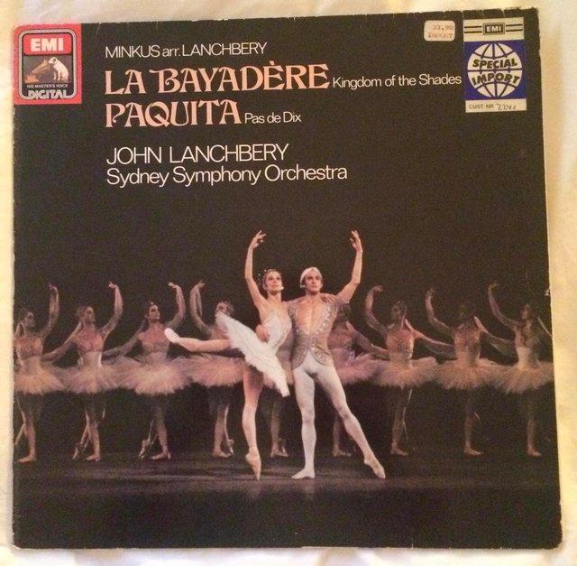 Preview of the first image of La Bayadere Special Import 1983 EMI Digital ASD 1834251.