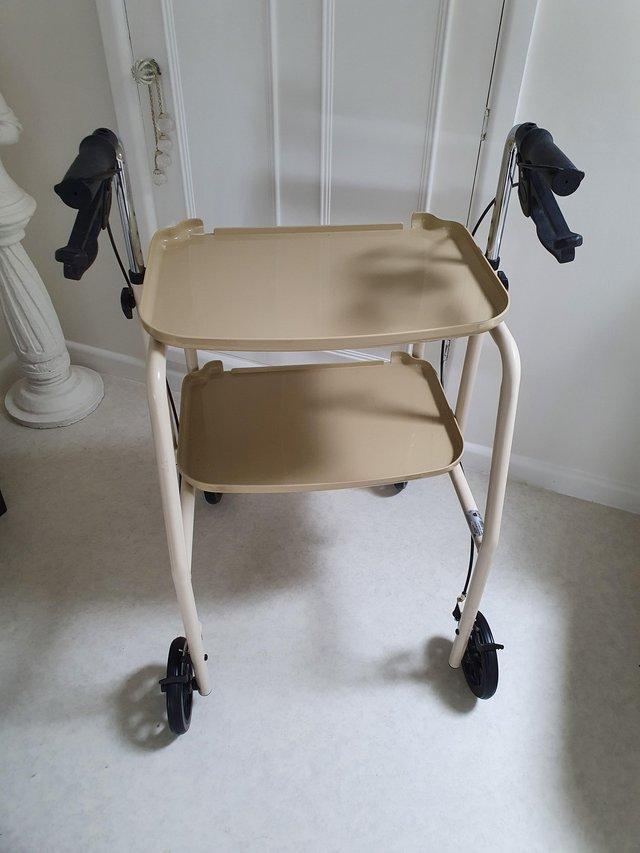 Preview of the first image of Combination trolley walker - Beige.