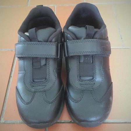 Image 2 of Start Rite boys black leather shoes.Size 12F EU30 183-187 cm