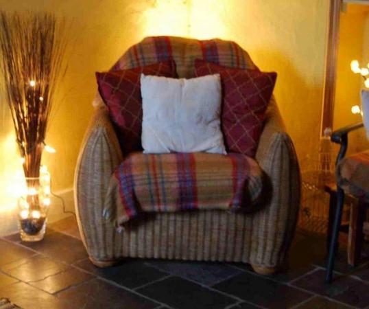 Image 1 of 2 comfortable cane armchairs