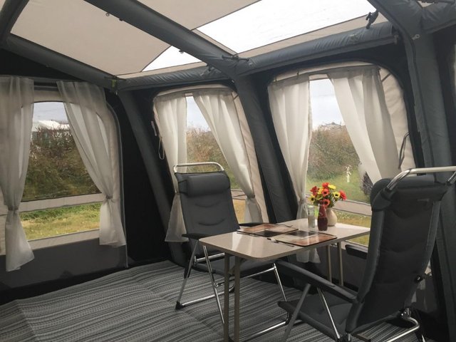 Preview of the first image of Kampa Ace Air Pro 400 Inflatable Caravan Awning.