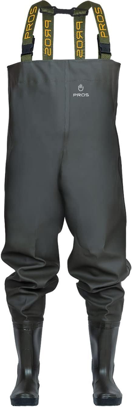 Preview of the first image of Chest Waders, Dark Green Size 10.
