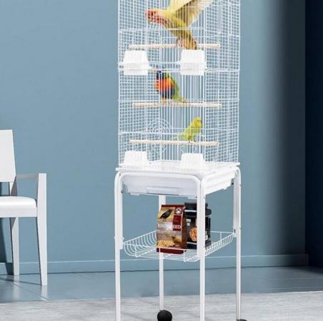 Image 5 of X2 Budgies plus cage, food and toys