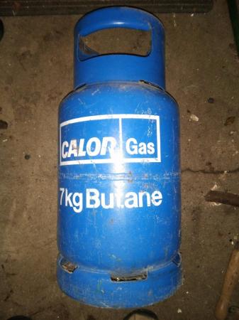 Image 1 of Butane Gas Bottle and Clip on Regulator.