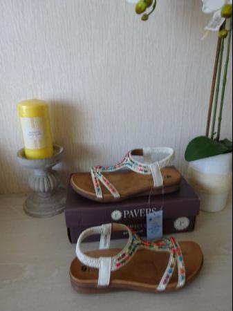 Image 6 of NEW IN BOX-PAVERS BEADED SANDALS