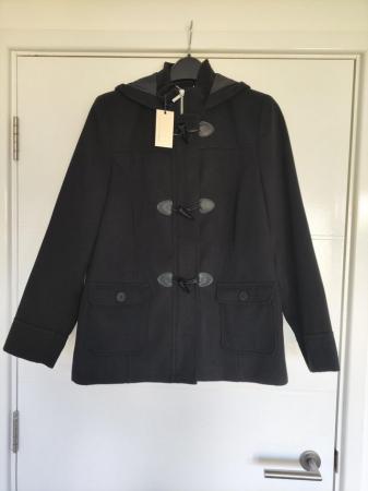 Image 2 of Capsule Black Short Duffle Coat