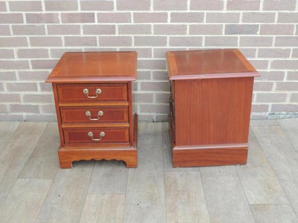 Image 10 of Heavy duty Bedside Tables with Metal Runners (UK Delivery)